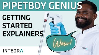 Getting started How the PIPETBOY GENIUS pipet controller works [upl. by Eytteb390]