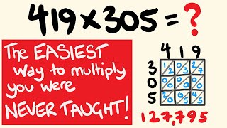 The Easiest way to Multiply Math Trick [upl. by Sinne70]