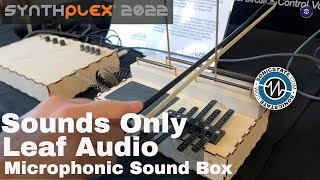 SynthPlex 2022  Leaf Audio Microphonic Sound Box Demo [upl. by Grondin941]