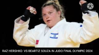 raz hershko judo final hershko vs souza judo  Judo olympic final [upl. by Tullius]