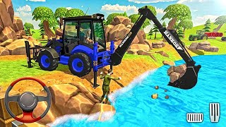 JCB 3DX BACKHOE LOADER BUS SIMULATOR INDONESIA DRIVING LIVE STREAM [upl. by Connors611]