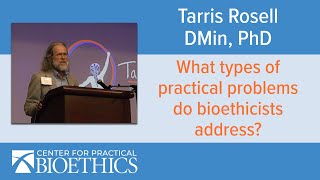 What practical problems do bioethicists address [upl. by Ellenehc]