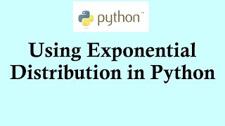 Statistics using Python programming  Using exponential distribution in Python [upl. by Sitoiganap596]