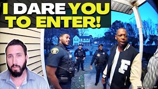 Doorbell Arrest Video  NO Warrant  COPS RESPOND on Youtube [upl. by Attelrak701]