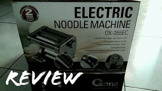 Review Electric Noodle Machine OX355EC Oxone [upl. by Logan]