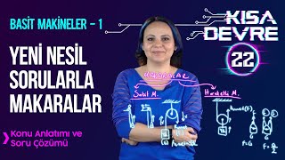 8 Sınıf Fen Bilimleri Basit Makineler  1 Makaralar ve Palangalar  Lightboard’da Ders 22 [upl. by Maye]