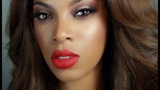 Holiday Inspired makeup Tutorial [upl. by Faxan827]