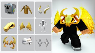 10 FREE GOLD AND WHITE ITEMS ROBLOX NEW 2023 [upl. by Ahselyt]