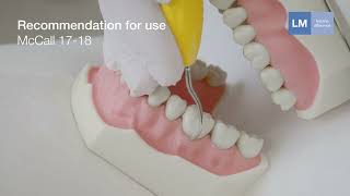 How to use LM™ McCall 1718 hand instrument [upl. by Lody]