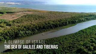 A glimpse of the Sea of Galilee amp Tiberias [upl. by Nerrat]