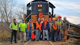 CMRR  The first train to Hurley Mountain Road since 1976  111614 [upl. by Justis]