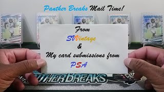 Panther Breaks Mail Time 40 From svvintage amp My PSA Submissions 💥🏈💥🏈💥 [upl. by Haff149]