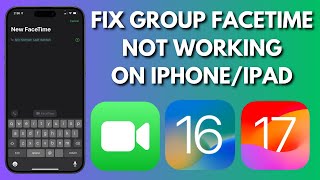 How To Fix Group FaceTime Not Working On iPhoneiPad [upl. by Hacceber]