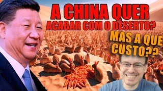 Como a China transformou o DESERTO em FLORESTAS VERDES [upl. by Ycnahc]