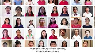 The Singapore Symphony Childrens Choir SSCC Experience 2020 Virtual Choir One Song [upl. by Wsan482]