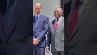 Prince William visits Cyril Ramaphosa at his Genadendal residence in Cape Town [upl. by Abihsot]