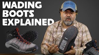 3 TYPES Of Wading Boots EXPLAINED [upl. by Nomla]