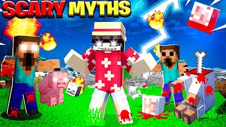 Testing Scary Minecraft Myths for 100 Days [upl. by Ainnek703]