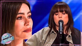 Don’t GO❗️Irish Girl Delivers Tribute to Late Nephew on AGT 2024 🥹 [upl. by Oicanata]