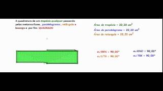 A quadratura de um trapézio escaleno [upl. by Portingale]