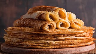 FAMOUS French Crepes That Is Driving The World Crazy  Thin Delicate  How to Make Crepes At Home [upl. by Htrap]