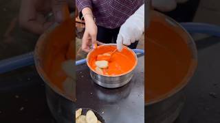 ⚡⚡ Fried Momos Making Process⚡⚡ shorts telugufoodie esangathulu streetfood foodie omelette [upl. by Giacamo]