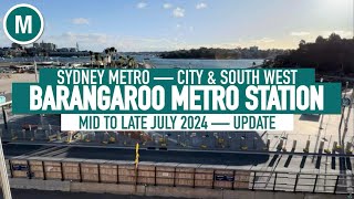 Barangaroo Metro Station — Mid to Late 2024 [upl. by Junina]