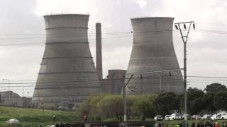 Cooling Towers Demolition  FULL HD VID [upl. by Kliment]