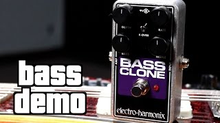 ElectroHarmonix Bass Clone Demo [upl. by Ainedrag]