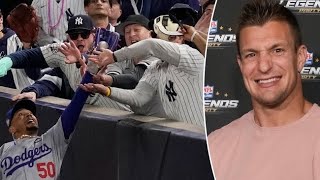 Rob Gronkowski says he knew Yankees fan in bizarre World Series moment [upl. by Siegel]