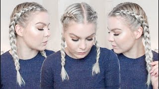 How To Dutch Braid Your Own Hair Step By Step For Complete Beginners  FULL TALK THROUGH [upl. by Petromilli]