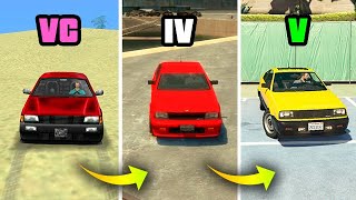 Blista Compact in GTA Games Evolution [upl. by Odlavso]