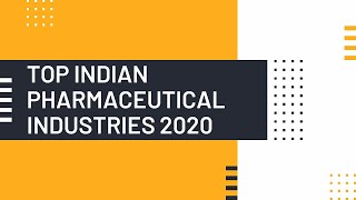 Top 10 Indian Pharmaceutical companies in 2020 [upl. by Curley]