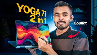 Lenovo Yoga 7i 2in1 2024 Review  AI LAPTOP with Intel Core Ultra and EVO Certification [upl. by Aicertap615]