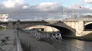 Paris nouveau Tramway T3b  Marche à blanc Porte de la Villette 1 [upl. by Ahseym]