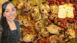 Greek Sheet Pan Chicken Dinner [upl. by Ydnac]