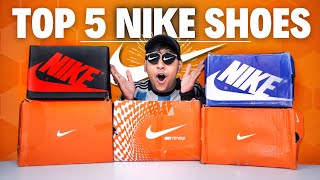 TOP 5 NIKE SHOES amp SNEAKERS HAUL  UNBOXING amp REVIEW nike 🔥 [upl. by Nilrem549]