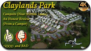 🏕 Claylands Campsite Near Garstang An HONEST REVIEW 2023 in 4k UHD 🚙 🏕 [upl. by Bahe]