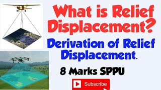 What is Relief Displacement in Aerial Photogrammetry Derivation of Relief Displacement [upl. by Nickola]