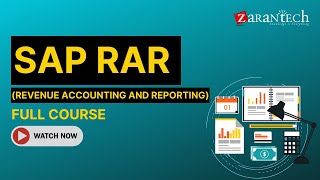 SAP RAR Revenue Accounting and Reporting Full Course  ZaranTech [upl. by Shewmaker440]