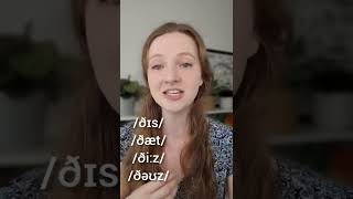 How to Pronounce quotthquot Voiced TH ð in English this that these those [upl. by Helban229]