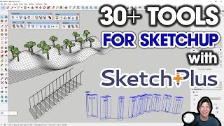 30 Amazing tools for SketchUp with SketchPlus [upl. by Ecidna323]