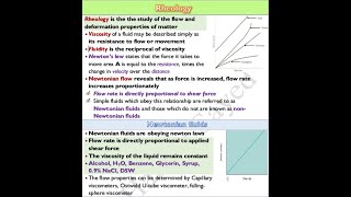 🔴 12 Rheology amp flow properties of Pharmaceutical products DrHazem sayed [upl. by Arreip811]