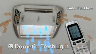 Dometic FreshLight Sky Light and Air Conditioner Unit [upl. by Tound]