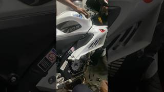 R15 v4 burnout sideeffect ￼rider yamaha youtubeshorts [upl. by Atikihc]