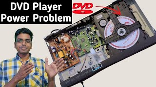 DVD player power Problem  how to fix dvd player no power dvd no disc error [upl. by Cyrilla]