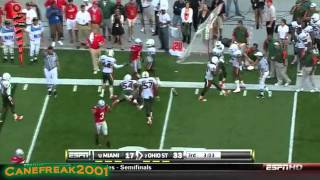 Sean Spence Miami Hurricanes Highlights [upl. by Eerot977]