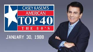 Casey Kasems American Top 40  FULL SHOW  January 30 1988 [upl. by Paton662]