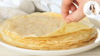 How to make Crepes  French Crepe Recipe [upl. by Carita863]