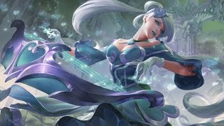 Heavenly Sona  Custom Skin Spotlight By Divine Goddess [upl. by Enomes888]